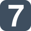 Number 2 Grey Flat Icon 7 Clip Art
