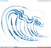Clipart Wave Vector Image