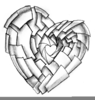 Heart Sketch Clipart Image