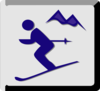 Skier Clip Art