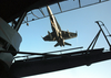 F/a-18 Stike Fighter On Final Approach Aboard Ship. Image