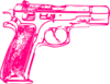 Pink Gun Clip Art