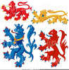 Heraldry Lion Clipart Image