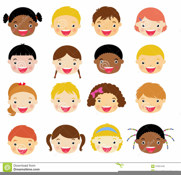 Clipart Of Children Faces | Free Images at Clker.com - vector clip art  online, royalty free & public domain