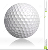 Funny Golf Ball Clipart Image