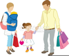Family Activity Clipart Image