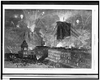 The Great Bridge - Fire-works And Illumination, From The Brooklyn Side  / Drawn By Charles Graham. Image