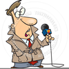 Announcer Clipart Image