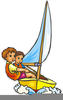 Free Kids Sailboat Clipart Image