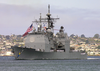 The Guided Missile Cruiser Uss Shiloh (cg 67) Makes Her Way Through The San Diego Bay To Naval Station San Diego Image