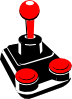 Retro Joystick Clip Art