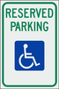 Reserved Parking Handicap Image