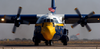 The Marine Corps Manned C-130 Aircraft Affectionately Called Fat Albert From The Navy Blue Angels Performs With The Precision Flight Demonstration Team At The Miramar Air Show At Marine Corps Air Station (mcas) Miramar, Calif. Image