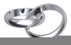 Silver Wedding Ring Clipart Image