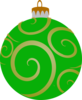 Green Decorative Ornament Clip Art