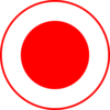 Circle Inside Circle Red Clip Art