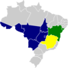 Mapa Do Brasil Hcv Cores Quentes Clip Art