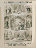 H.j. Sargents Comedy Company (organization No. 4) In Dion Boucicault S Farcical Comedy,  Contempt Of Court  Clip Art