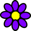 Purple Flower Clip Art