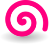 Pink Spiral Clip Art