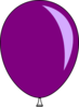 Purple Baloon Clip Art