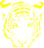 Tiger Face Yellow Clip Art