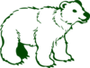 Green Bear Clip Art