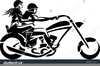 Harley Davidson Wedding Clipart Image