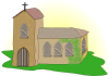 Country Church Clip Art