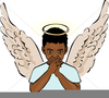 Angel With Halo Clipart Image