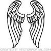 Winged Heart Clipart Image