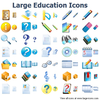 Large Education Icons Image