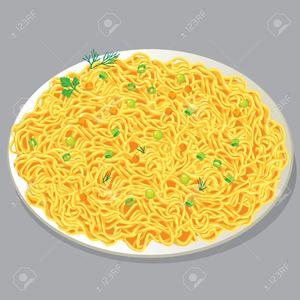 spaghetti bowl clipart