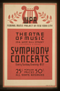 Symphony Concerts Wpa Federal Music Project Of New York City Theatre Of Music. Image