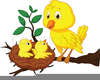 Mom And Baby Bird Clipart Image