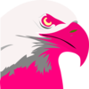 Florescent Pink Eagle Clip Art