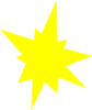 Yellow Burst Clip Art