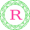 Monogram R Clip Art