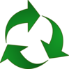 Green Recycle Arrows Clip Art