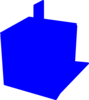 Blue Box  Clip Art