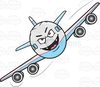 Jumbo Jet Clipart Image