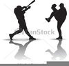 Free Clipart Of Baseball Players Image