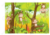Monkey On Tree Clipart Image