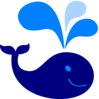 Baby Blue Whale Clip Art