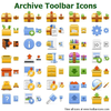 Archive Toolbar Icons Image