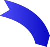 Dark Blue Arrow Clip Art