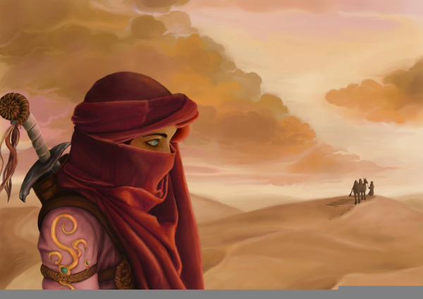 Fantasy Desert Nomad | Free Images at Clker.com - vector clip art online,  royalty free & public domain