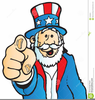 Uncle Sam Pointing Clipart Image