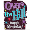 Free Over The Hill Birthday Clipart Image