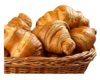 Basket With Croissants Image